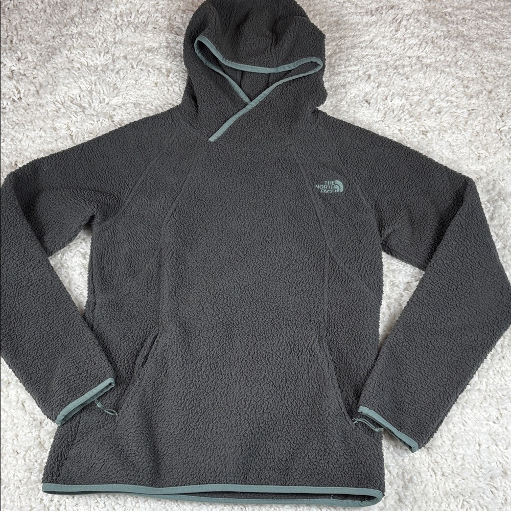 The North Face Women's Gray Fleece Hoodie, Size Small
